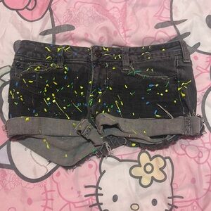 Short with colorful dots